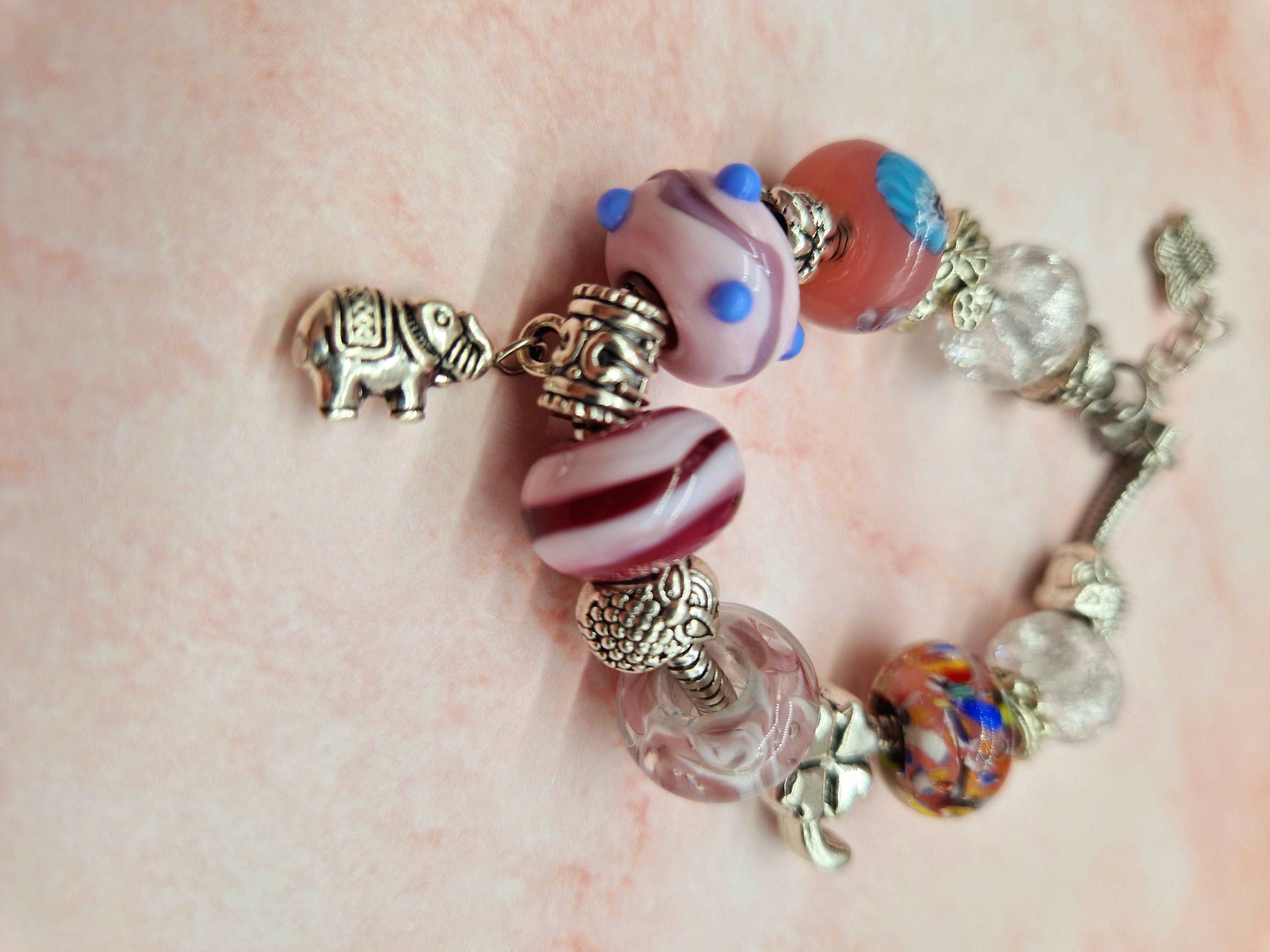 Fenice Bracelet | Murano Glass Jewelry | Leather Band and Murano Bead